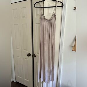 Bumpsuit maternity dress in taupe. Size medium